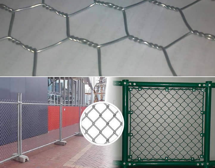 Hexagonal Mesh, Chain Link Mesh and Welded Mesh for Fencing Uses