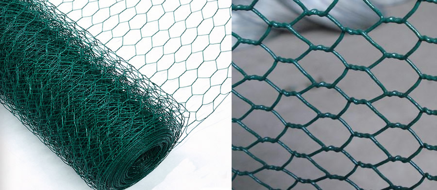 PVC Coated Hexagonal Wire Mesh Used for Fence or Gabion